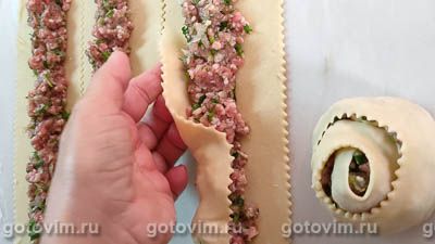 Ленивые манты на сковороде