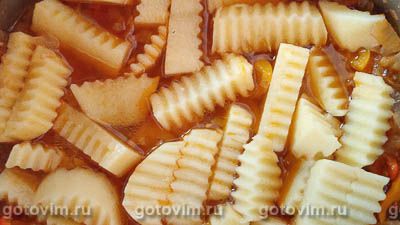 Ленивые манты на сковороде