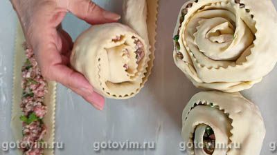 Ленивые манты на сковороде