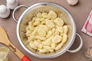 Ньокки с грибами в сливочном соусе