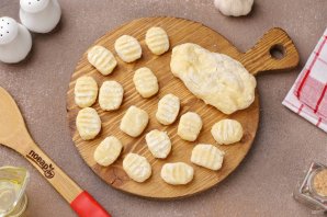 Ньокки с грибами в сливочном соусе