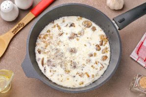 Ньокки с грибами в сливочном соусе