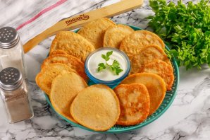 Оладьи из икры толстолобика