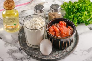 Оладьи из икры толстолобика