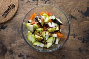 Овощи запеченные в соевом соусе