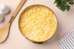 Пирог из лаваша с фаршем и кабачком