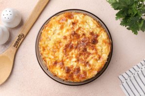 Пирог из лаваша с фаршем и кабачком