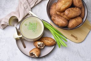 Пирожки жареные с мясом