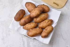 Пирожки жареные с мясом