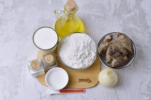 Пирожки жареные с мясом