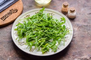 Постный салат с нутом