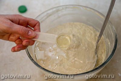 Пышные оладьи с бананами в карамели Пышные оладьи с бананами в карамели