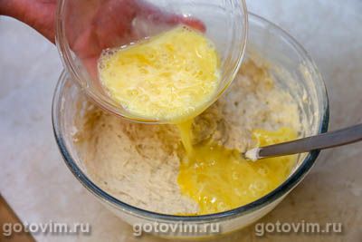 Пышные оладьи с бананами в карамели Пышные оладьи с бананами в карамели