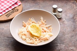 Салат из свеклы, граната и яблока