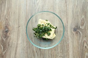 Сливочное масло с базиликом