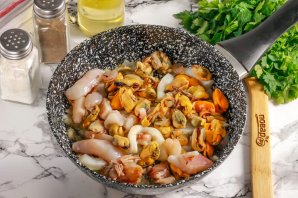 Соте из морепродуктов