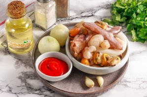 Соте из морепродуктов