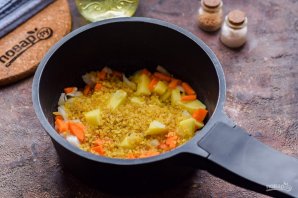 Суп с булгуром и брокколи Суп с булгуром и брокколи