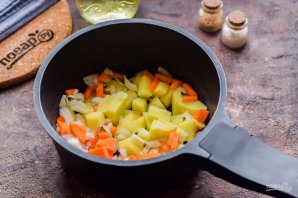 Суп с булгуром и брокколи