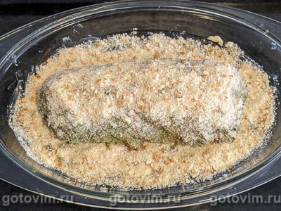 Свиная вырезка в сухарях, запеченная в духовке Свиная вырезка в сухарях, запеченная в духовке