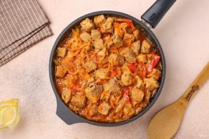 Свинина с лечо