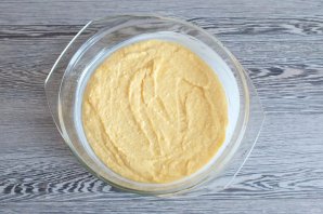 Творожная запеканка с бананом и тыквой