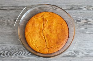 Творожная запеканка с бананом и тыквой