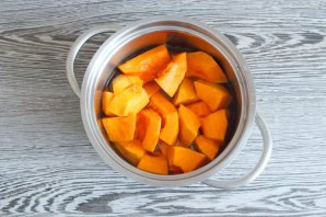 Творожная запеканка с бананом и тыквой