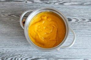 Творожная запеканка с бананом и тыквой