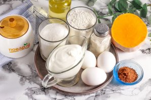 Тыквенный десерт в стакане