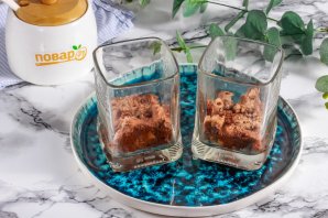 Тыквенный десерт в стакане