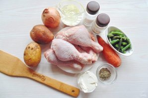 Запеканка с куриными ножками