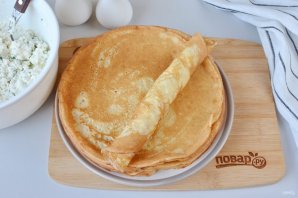 Блинчики с брынзой