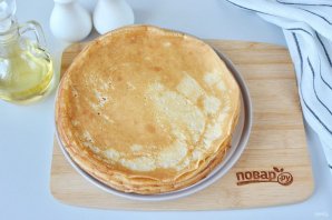 Блинчики с брынзой