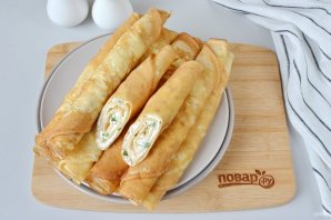 Блинчики с брынзой