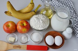 Блинчики с фруктовой начинкой