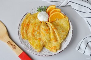 Блины с апельсином