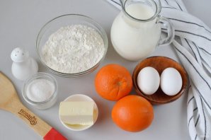 Блины с апельсином