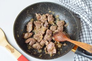 Блины с печенью