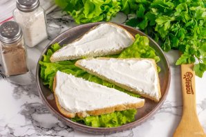 Бутерброды с тунцом и яйцом