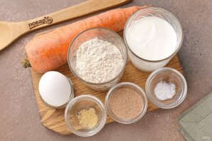 Диетические морковные оладьи