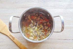 Диетический суп из шампиньонов