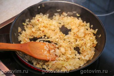 Гороховое пюре с жареными грибами