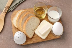 Гренки с яйцом и плавленым сыром