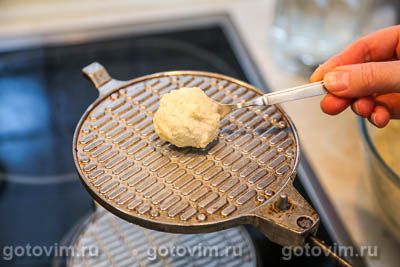 Хрустящие кокосовые вафли