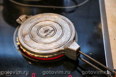 Хрустящие кокосовые вафли