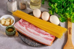 Карбонара с вином