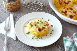 Картофельные ватрушки с фаршем