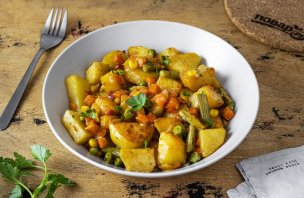 Картошка с мексиканской смесью