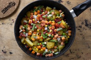 Картошка с мексиканской смесью